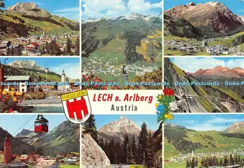 D030230 Lech a.Arlberg. Österreich. Risch Lau. 1972. Multi View