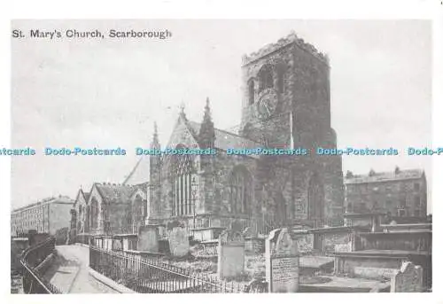 D030358 Marienkirche. Scarborough. 1905. Nostalgie-Tinte. Ansichtskarten von Old Sca