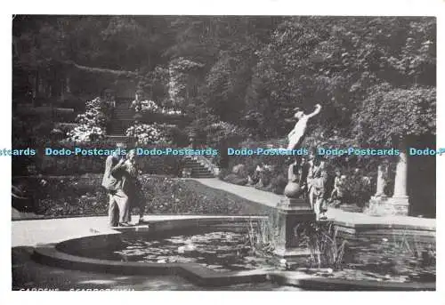 D030361 Der italienische Garten. Scarborough. um 1931. Nostalgie-Tinte. Postkarten von Ol