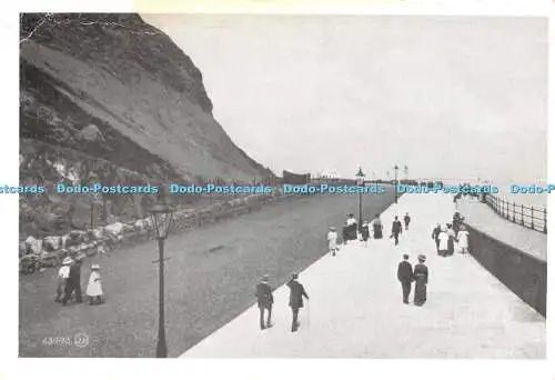 D030367 The Marine Drive. Scarborough. um 1909. Nostalgie-Tinte. Postkarten alter