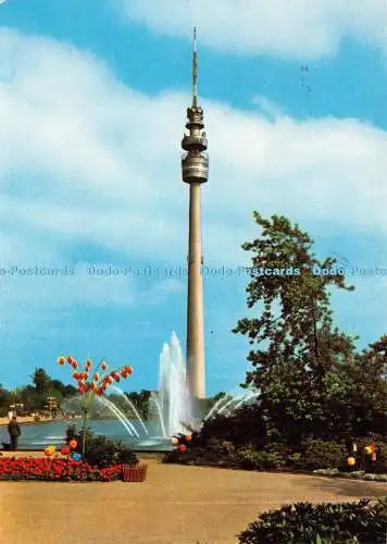 D031559 Dortmund. Fernsehturm. Postkarte