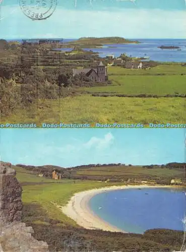 D031611 Scilly-Inseln. Tresco. Old Grimsby und Block House Beach. Nahe dem neuen