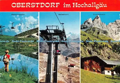 D031829 Oberstdorf im Hochallgau. Nebelhorn. Fellhornbahn. H. Bockelmann. 1982.