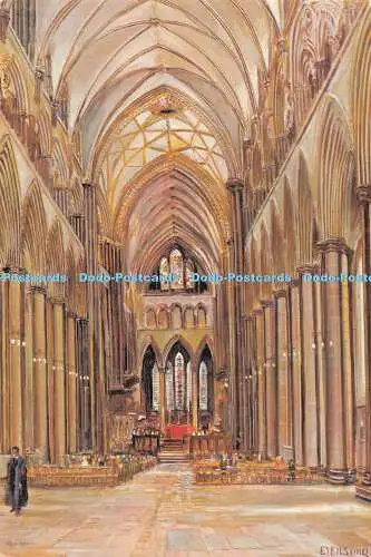 D031855 Evensong in der Kathedrale von Salisbury. W. R. Royle and Son Limited. Michael Rh