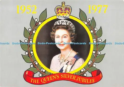 D032175 The Queen Silver Jubilee. H. M. Queen Elizabeth II. Postkartenverein