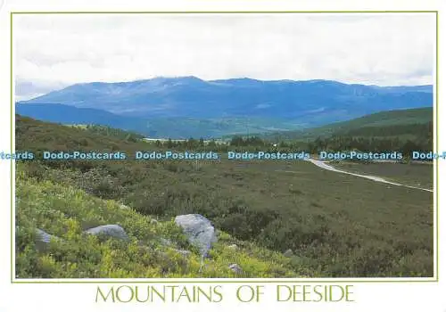 D032638 Aberdeenshire. Berge von Deeside von oberhalb von Balmoral gesehen. J. Arthu