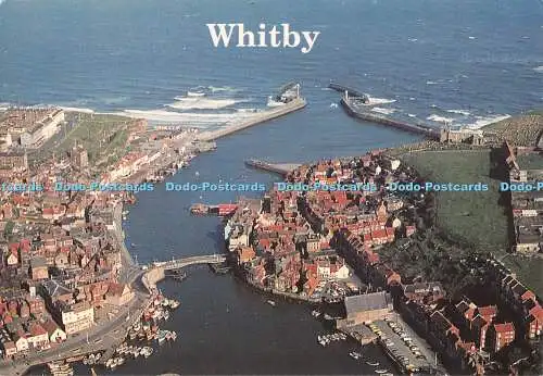 D033099 Whitby. Der Hafen und die Pfeiler. E. T. W. Dennis. Dennis Print and Publish