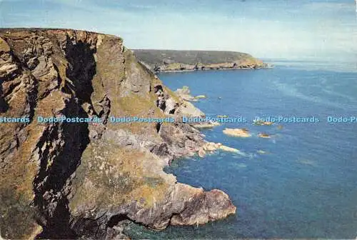 D033584 Hells Mouth und Navax Point. North Cornwall. Dixon. Cornwall 1607