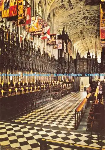 D033668 Windsor. Kapelle St. Georges. Die Quire mit Blick nach Westen. Charles Skilton und