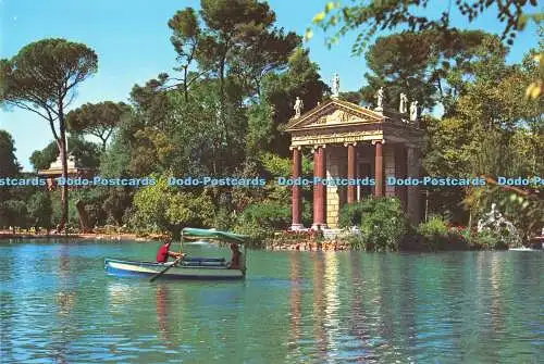 D033671 Villa Borghese. Der Seengarten. Platziert in der schönsten öffentlichen Pa