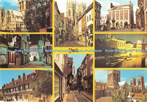 D033723 York. J. A. Magson. Colourmaster Postkarten. Colourmaster Limited. PLX202