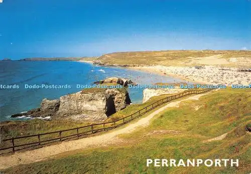 D033905 Perranporth. Der Sand von Droskyn Point. Lachs