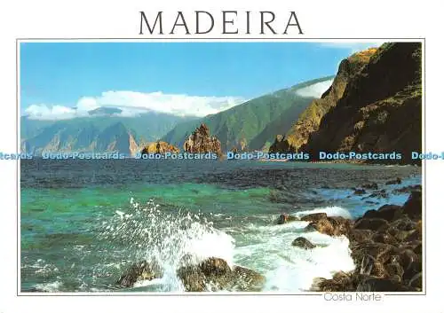 D036089 Madeira. Costa Norte. Klippen über dem Meer. Hans Huber. KG. Garmisch Teil