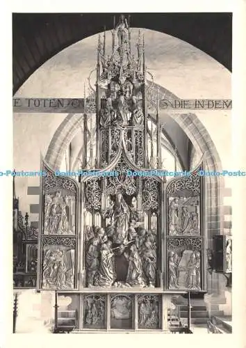 D039295 Tilman Riemenschneider Marienaltar. In Der Herrgottskirche Creglingen.