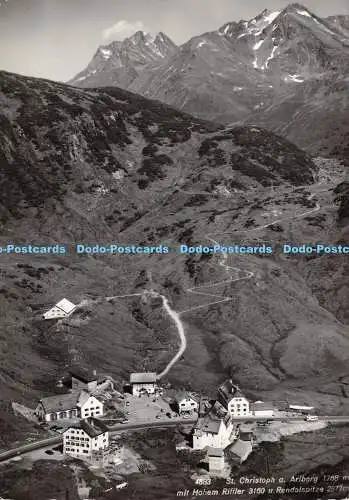 D036859 St. Christoph a. Arlberg Mit Hohem Riffler u. Rendelspitze. Rhomberg