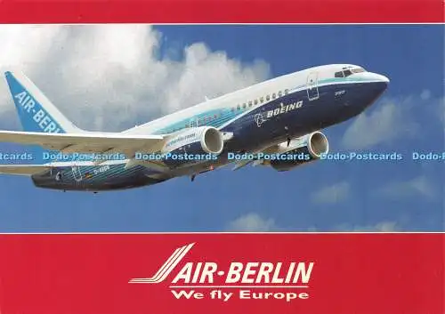 D039416 Air Berlin. Wir fliegen Europa. Boeing. 737. 700. NG