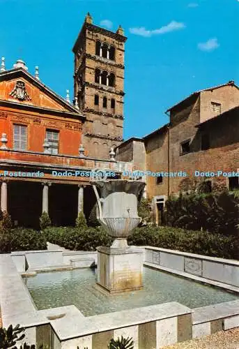 D039439 Roma. Basilica di Santa Cecilia Cantaro. Rotalcolor. Da Fotocolor Kodak