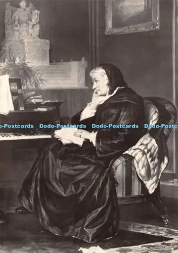 D037000 Bettina von Arnim. Geb. Brentano. Pastellbild von Johann Carl Arnold. Fr