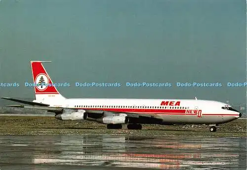 D037120 M.E.A. Boeing 707. Q. OD. AGV. Paris Orly. Edition P.I. Produktion L