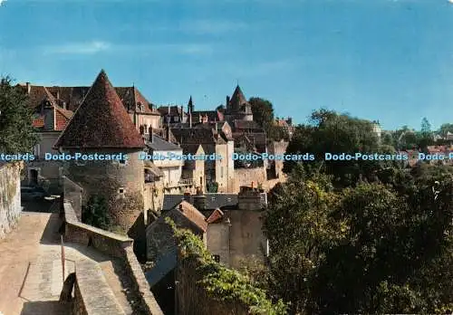 D039662 Avallon. Yonne. Les Remparts. Artaud Freres. Couleurs Naturelles