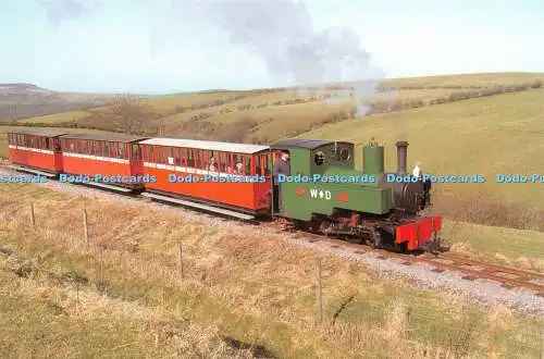 D037292 Axt nähert sich Woody Bay Station. Dies ist ein Kerr Sta aus dem Ersten Weltkrieg 1915