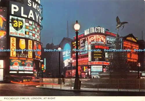 D039751 London. Piccadilly Circus. Nachts. Fotopräzision. Colourmaster Inter