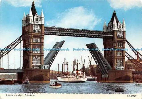 D041196 London. Tower Bridge. Valentinstag. Postkarte