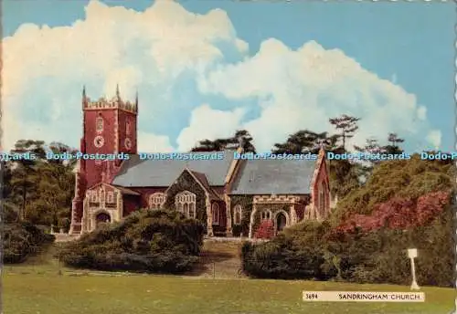 D039818 Sandringham Church. H. Coates. Nene Serie