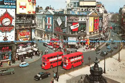 D039834 London. Piccadilly Circus. Die fotografische Grußkarte. Naturfarbe