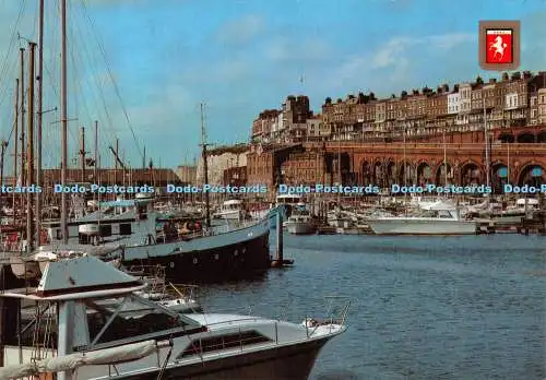 D041242 Ramsgate. Der Innenhafen und der Zion Hill. Elgate Postkarten