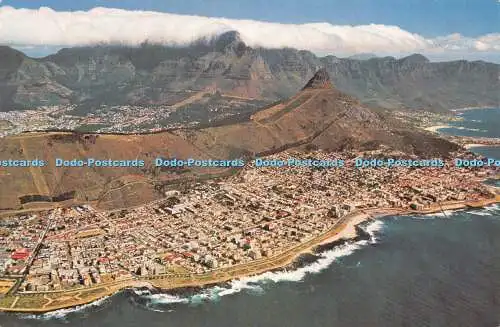 D037520 Luftansicht von Sea Point und Bantry Bay mit Signal Hill und Löwenkopf als