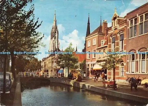 D039961 Delft. Brabanter Rasenmarkt. Uitgave N. V. Esveha. 1960