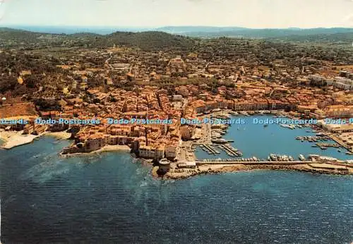 D040001 La Cote d Azur. Saint Tropez. Vue Generale. 1980