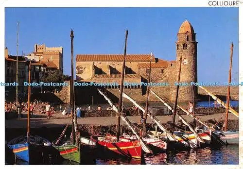 D043069 Collioure. Nachricht Du Sud. Barques Catalanes au Port la Plage Boramar. l