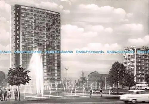 D037615 Berlin. Ernst Reuter Platz. S. Schatz. Postkarte. 1965