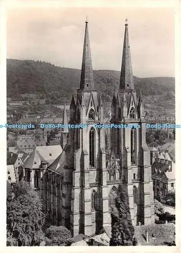 D037769 Marburg. Elisabethkirche. Gegrundet 1235. Vom Deutschritterorden. Westfa