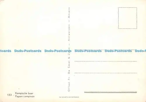 D043236 Paysan Campinois. Offset Fr. De Smet und Zoon. De Smet und Van Den Blooc