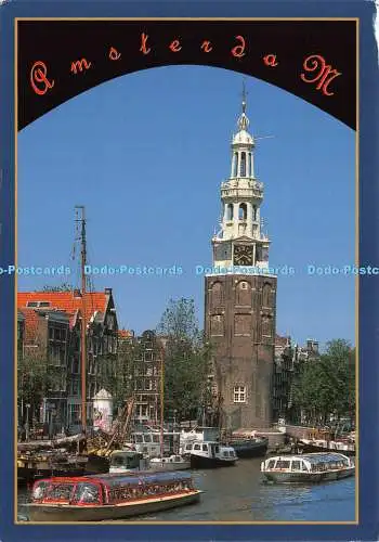 D043240 Amsterdam. Montelbaanstoren. Hamar. Postkarte