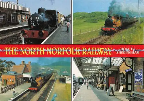 D037785 The North Norfolk Railway. Holt nach Sheringham. J. Salmon. Kamerafarbe.