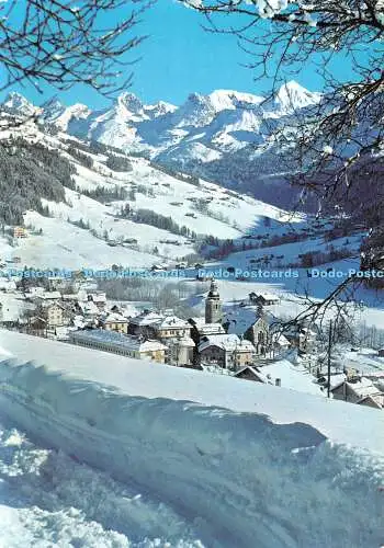 D043267 Le Grand Bornand. Haute Savoie. Vue Generale. Col de la Colombiere. Gil.