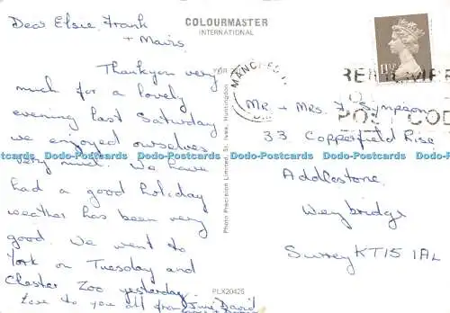 D041631 York. Das Münster von der Stadtmauer. Photo Precision Limited. Colourma