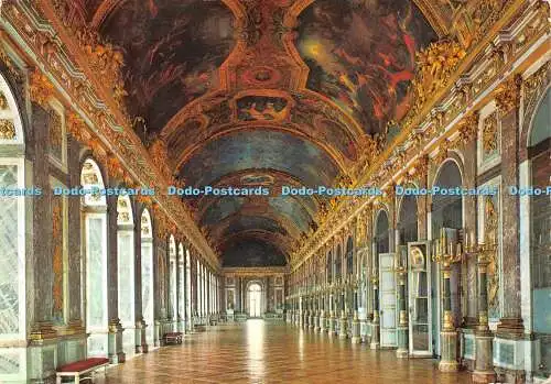 D040354 Versailles. La Galerie des Glaces. Lys