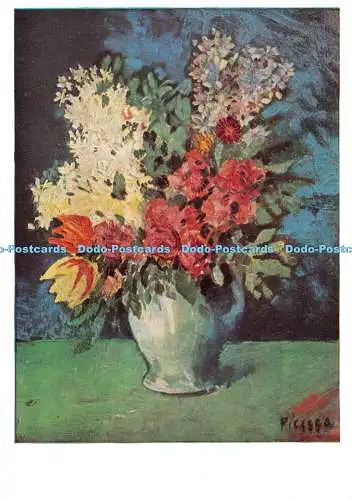 D043403 Tate Gallery. Blumen. Pablo Picasso. Glatze. Mansell