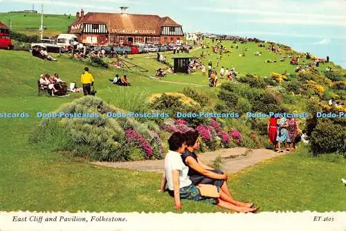 D043422 Folkestone. East Cliff und Pavillon. Elgate Postkarten