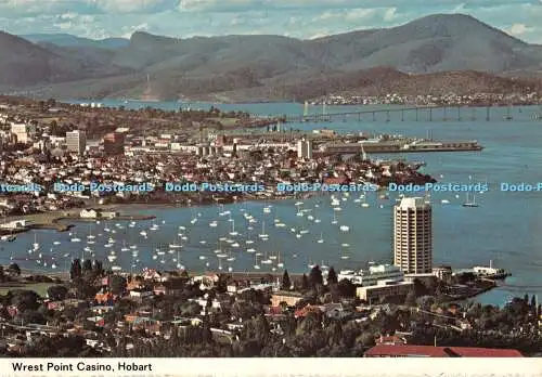 D043429 Hobart. Wrest Point Casino. National View. Murfett Pty