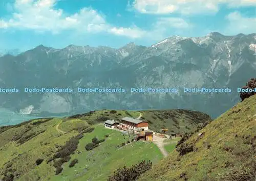 D041782 Tirol. Axamer Lizum. Naturfreundehaus am Birgitzkopfl. Blick gegen Wette