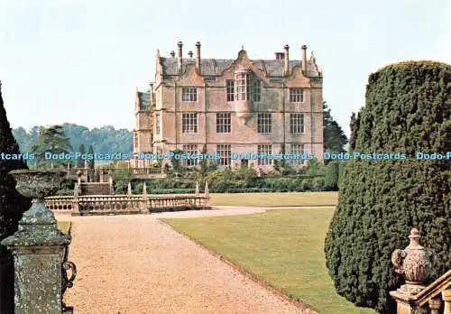 D041846 Somerset. Montacute Haus aus dem Nordgarten. Richter. Die National Tr