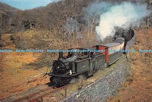 D038086 Eine Szene auf der Schmalspur-Festiniog-Bahn in Nordwales. J. Arthur