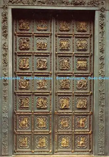 D043592 Firenze. Battistero. Porta Nord. Lorenzo Ghiberti. Giusti di Becocci. Pl