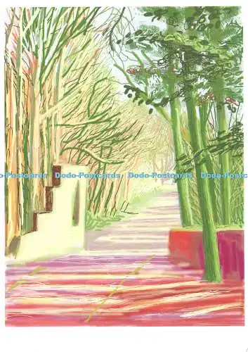 D043608 David Hockney. iPad Zeichnung. Ein größeres Bild. Radiozeiten